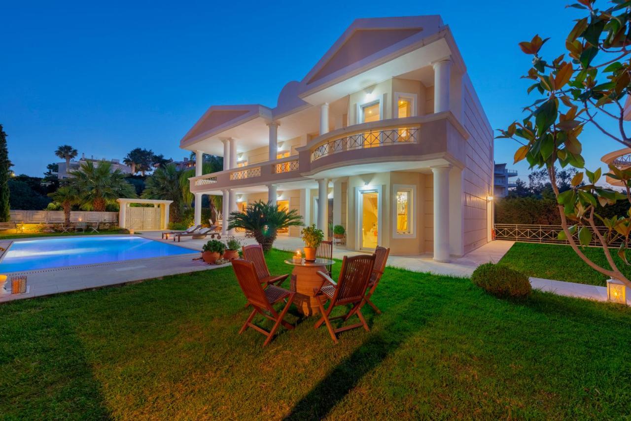 The Painters Luxurious Villa Anavyssos Exteriör bild