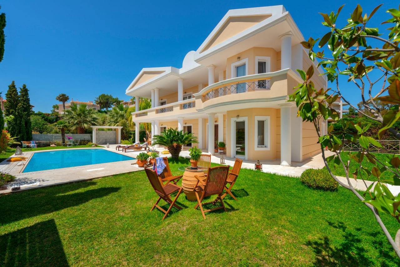 The Painters Luxurious Villa Anavyssos Exteriör bild