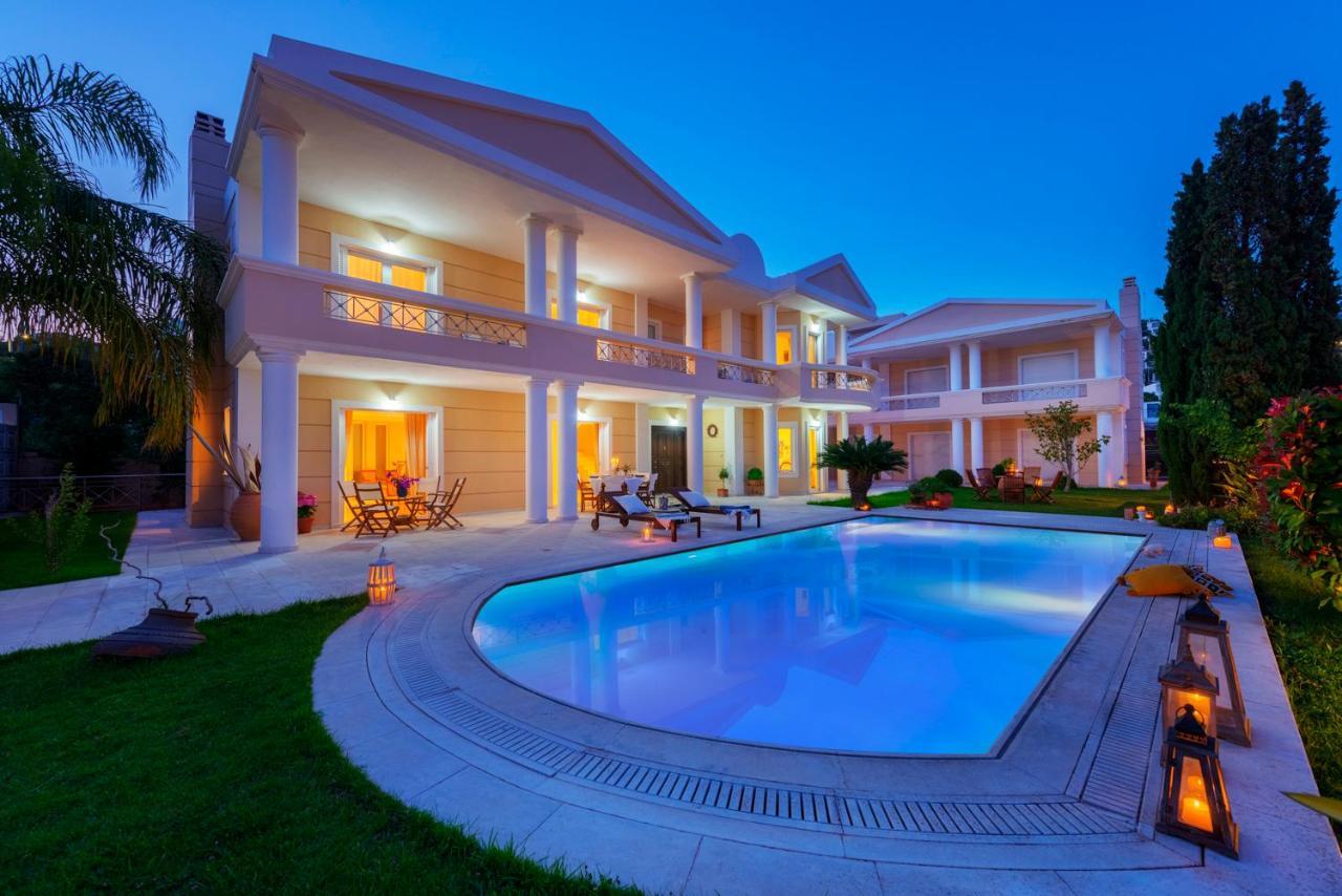 The Painters Luxurious Villa Anavyssos Exteriör bild